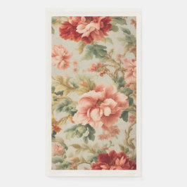 Phantastisch Gentle Exquisite Blume, Blätter. Male Serviette