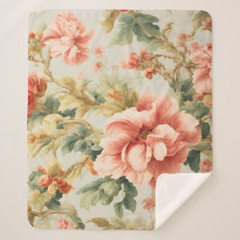 Phantastisch Gentle Exquisite Blume, Blätter. Male Sherpadecke