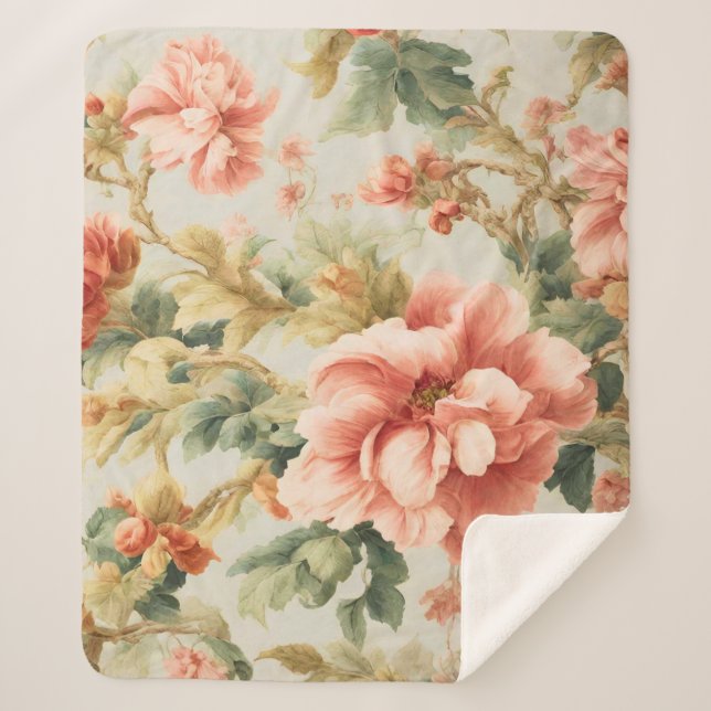 Phantastisch Gentle Exquisite Blume, Blätter. Male Sherpadecke (Vorderseite)