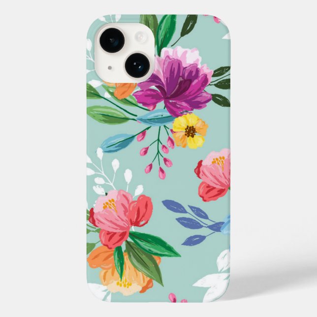 Phantastisch gestrichene Blume Case-Mate iPhone 14 Hülle (Rückseite)