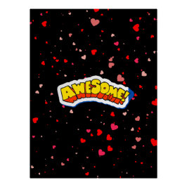 Phantastisch Good Vibes Typografie Poster