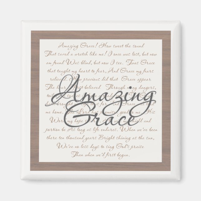 Phantastisch Grace - 2 Inch Square Magnet (Vorne)