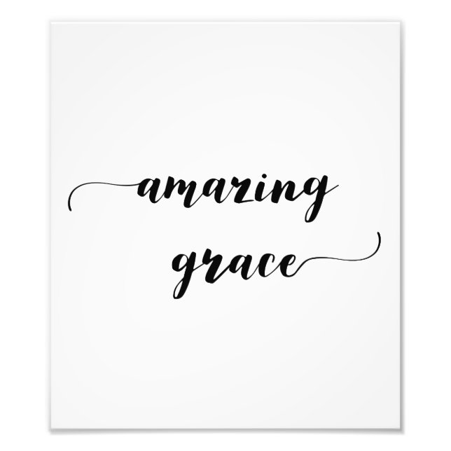 "Phantastisch Grace" Fotodruck (Vorne)