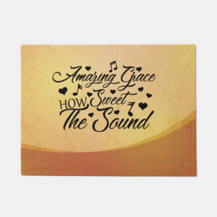 Phantastisch Grace How Sweet the Sound Hymne Fußmatte