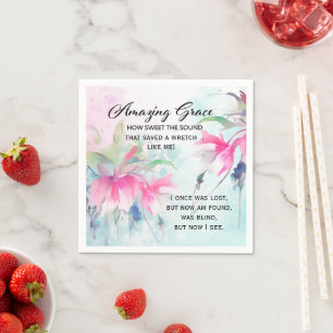 Phantastisch Grace Wie Sweet the Sound Christlich  Serviette