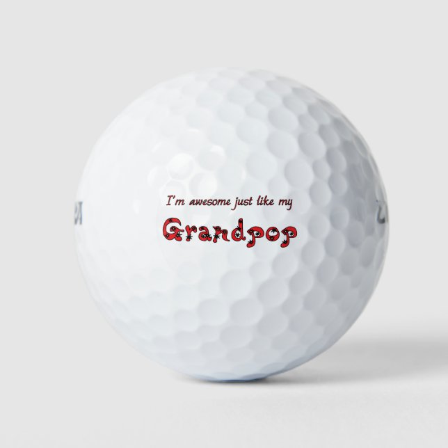 Phantastisch Grandpop Golfball (Vorderseite)