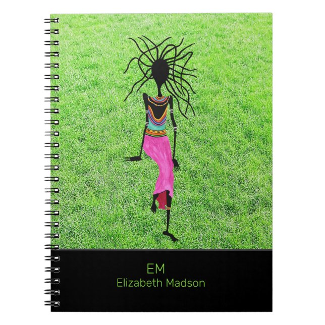 Phantastisch, Gras tanzen Notizblock (Vorderseite)