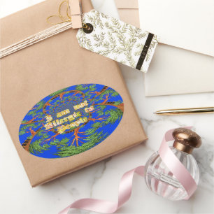 Phantastisch Hakuna Matata Ich bin nicht allergisc Ovaler Aufkleber