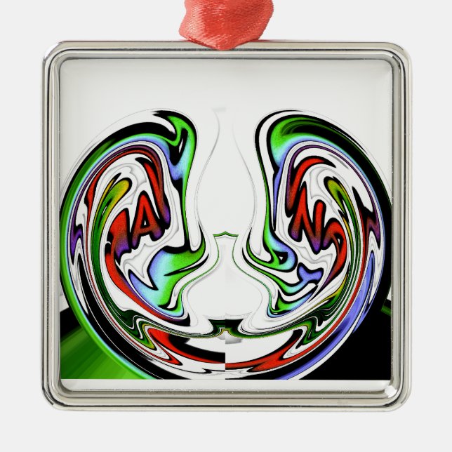 Phantastisch Hakuna Matata Whirlpool Kunstdrucken Ornament Aus Metall (Vorne)