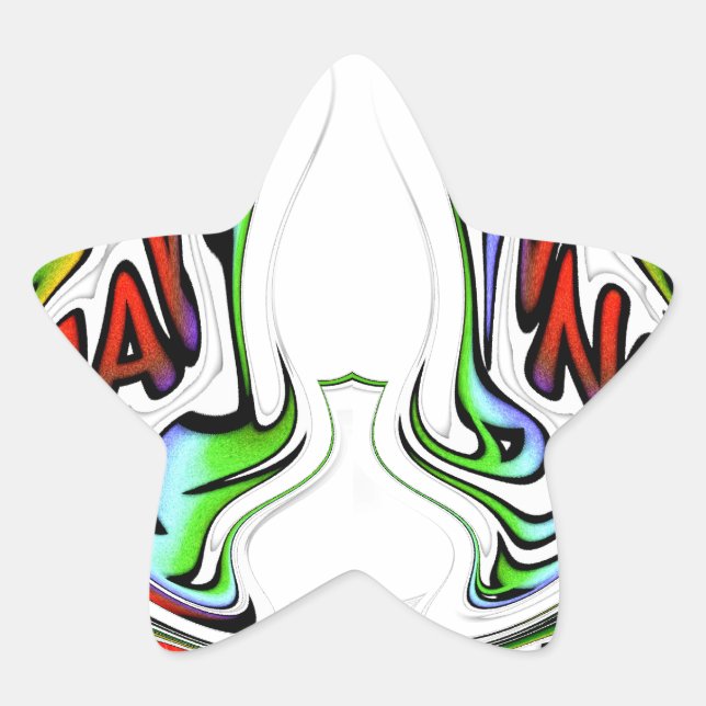 Phantastisch Hakuna Matata Whirlpool Kunstdrucken Stern-Aufkleber (Vorderseite)