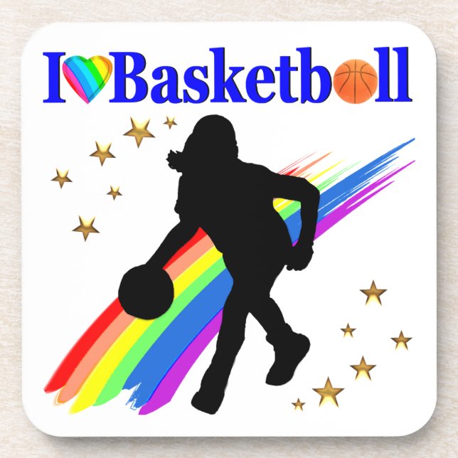 PHANTASTISCH I LIEBE BASKETBALL-DESIGN GETRÄNKEUNTERSETZER (Vorderseite)