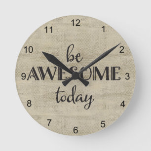 Phantastisch inspirierend runde wanduhr