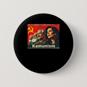 Phantastisch Kamunismus Commie La Harris 2024 Button
