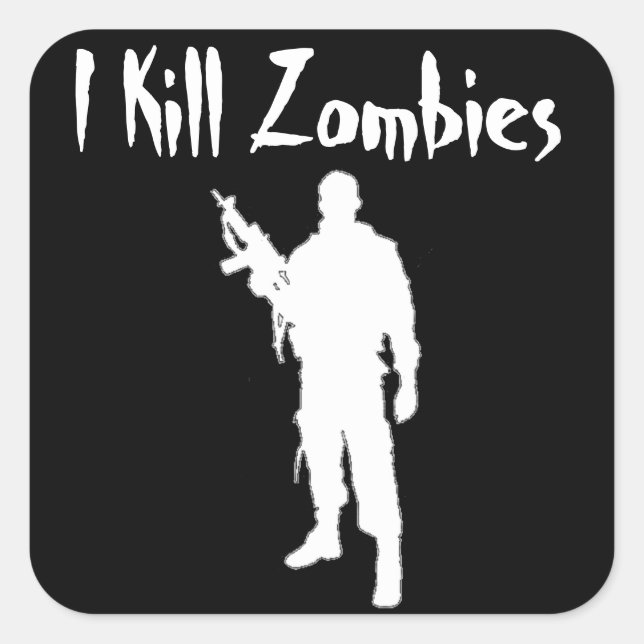 PHANTASTISCH KÖNNE ICH ZOMBIES - STICKER (Vorderseite)