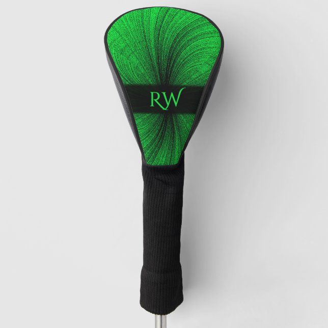 Phantastisch Limon mit Black Splash Golf Headcover (Vorderseite)