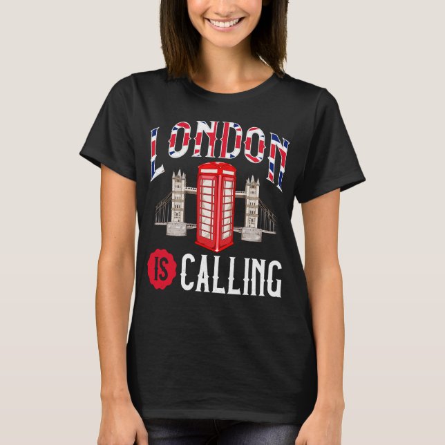 Phantastisch London ruft Skyline UK an T-Shirt (Vorderseite)
