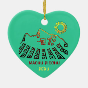 Phantastisch Machu Picchu Keramik Ornament
