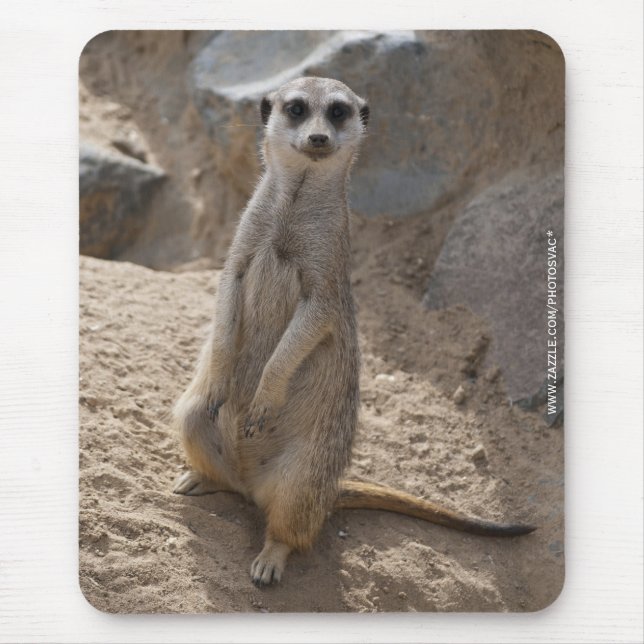 Phantastisch Meerkat Mousepad (Vorne)