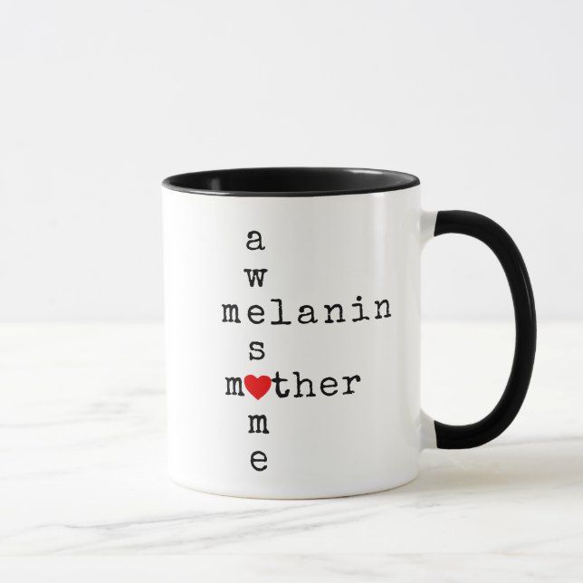 PHANTASTISCH MELANIN MOTHER | Christliche Schrift Tasse (Rechts)