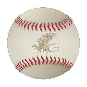 Phantastisch Mosaik Dragon Golden Baseball