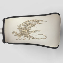 Phantastisch Mosaik Dragon Golden Golf Headcover