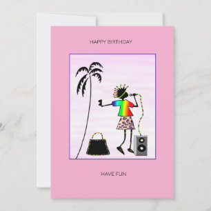 Phantastisch Music Star Geburtstag Karte