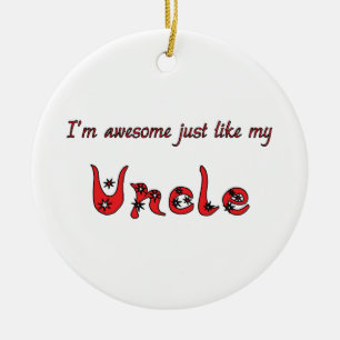 Phantastisch Onkel Weihnachtsbaum Keramik Ornament