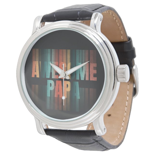Phantastisch Papa Armbanduhr (Schrägansicht)
