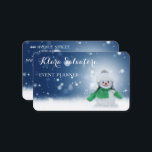 Phantastisch Perfect Christmas Snowman Visitenkarte<br><div class="desc">Great Trendy Perfect Magnificent Weihnachtsschneemann</div>