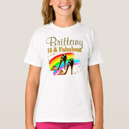 PHANTASTISCH PERSONALISIERT 16 UND FABULOUS APPARE T-Shirt