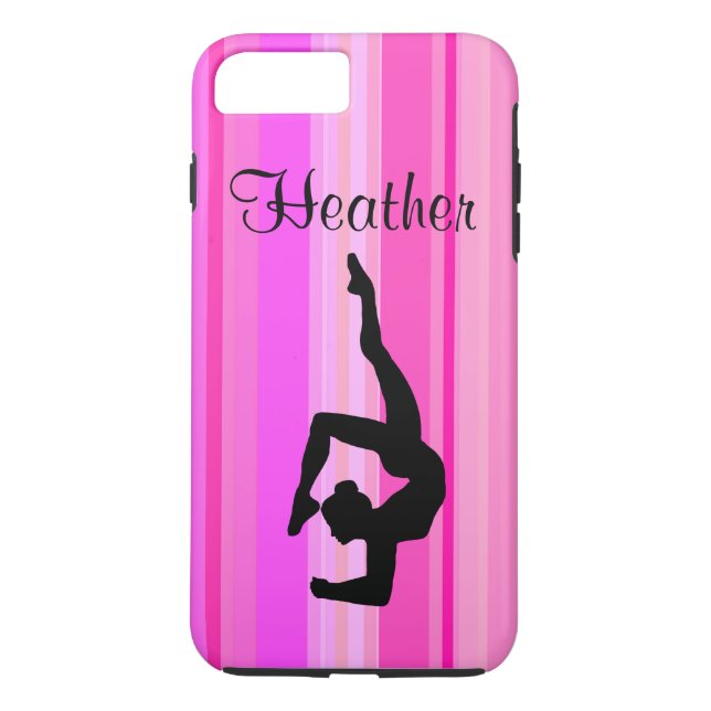 PHANTASTISCH PINK PERSONALISIERT GYMNASTICS PHONE  Case-Mate iPhone HÜLLE (Rückseite)