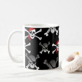 Phantastisch Pirate Skull Kaffeetasse