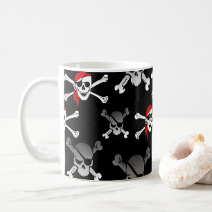 Phantastisch Pirate Skull Kaffeetasse