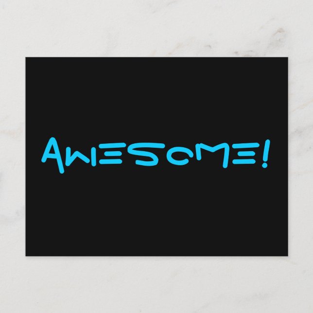 Phantastisch! Postkarte (Vorderseite)