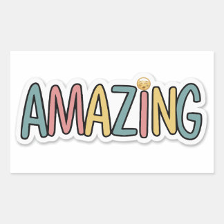 Phantastisch Rechteckiger Aufkleber