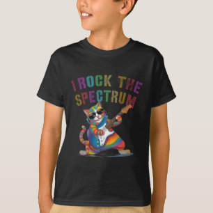 Phantastisch Rock I Rock the Spectrum Autism Mama T-Shirt