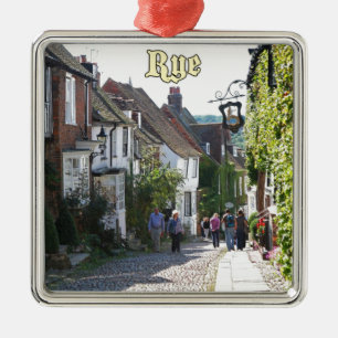 Phantastisch! Rye England Silbernes Ornament
