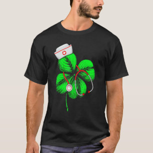 Phantastisch Saint Patrick S Day Nurse Kleeblatt H T-Shirt