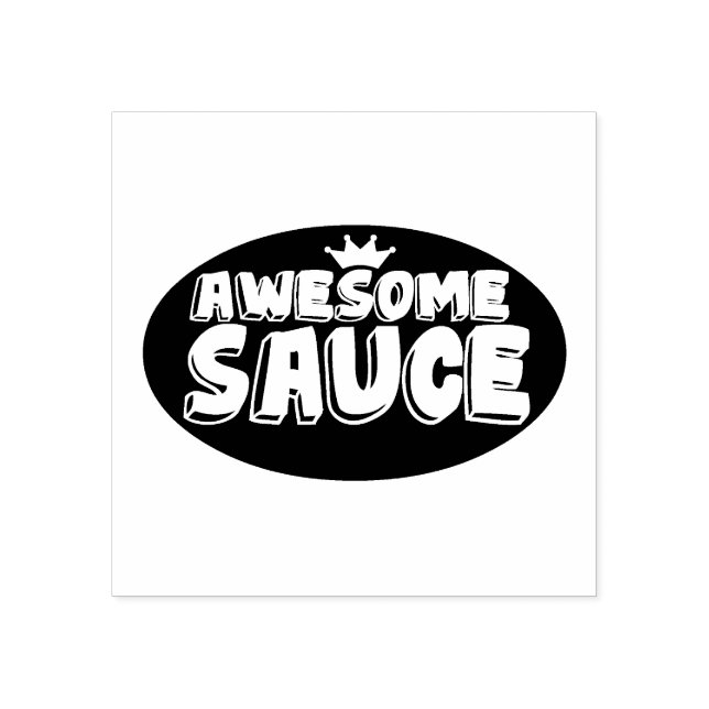 Phantastisch Sauce Gummistempel (Prägung)