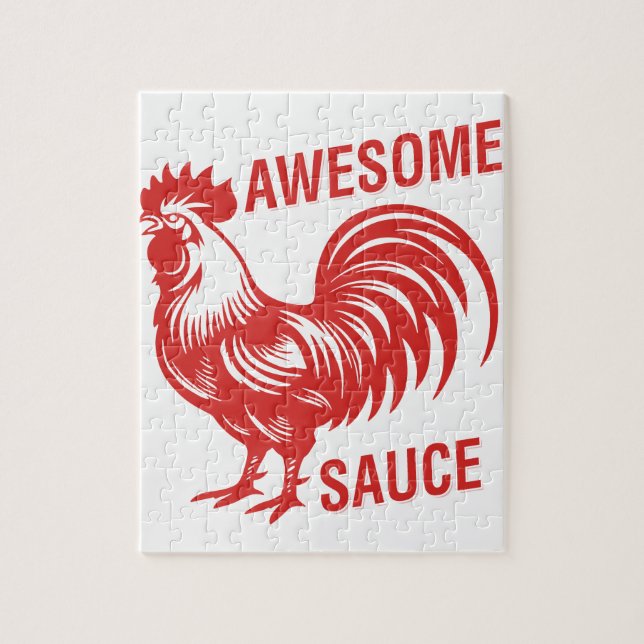 Phantastisch Sauce Rooster Funny (Vertikal)