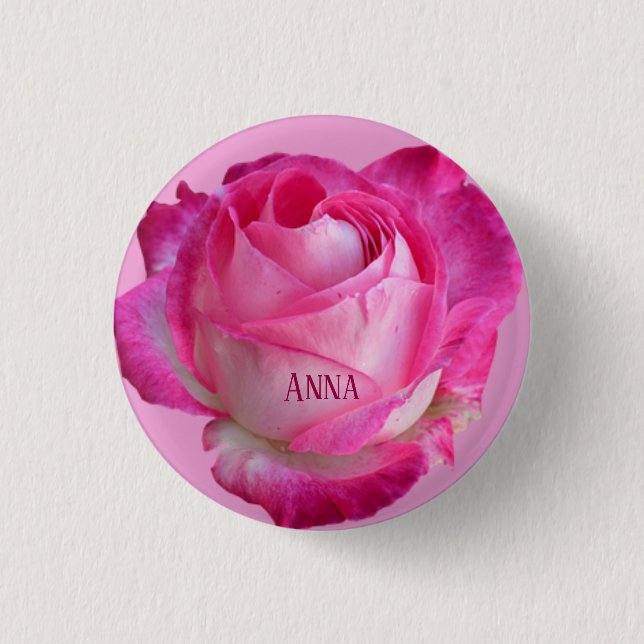 Phantastisch Schöne Phantastische Rosen Button (Vorderseite)