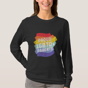 Phantastisch sein Sie LGBTQ Stolze Eltern Regenbog T-Shirt