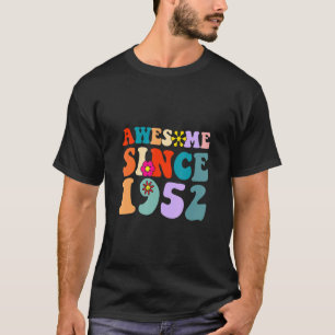 Phantastisch Seit 1952 Cooler Geburtstag Retro Vin T-Shirt
