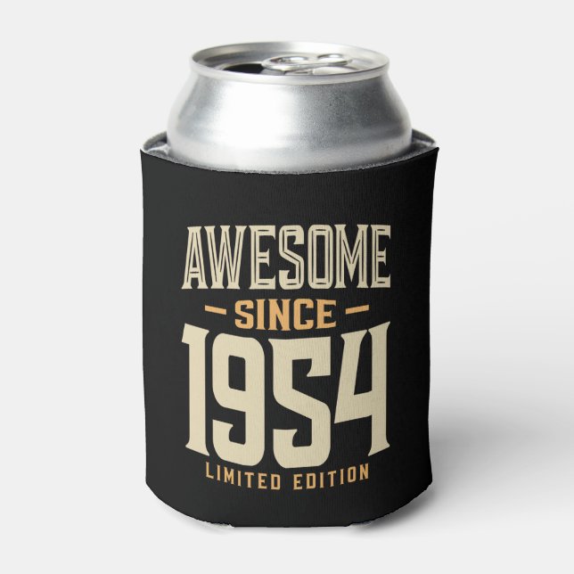 Phantastisch seit 1954 69. Geburtstag Dosenkühler (Kanne Vorderseite)