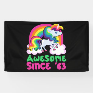 Phantastisch seit 1963 Einhorn Banner