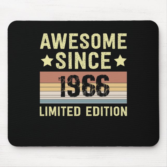 Phantastisch seit 1966 Geburtstag Mousepad (Vorne)