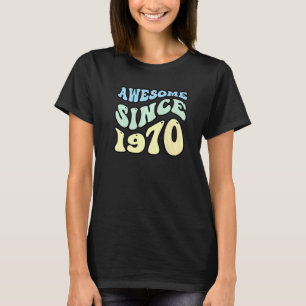 Phantastisch seit 1970 Vintag Retro Geburtstag T-Shirt