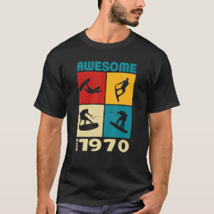 Phantastisch seit 1970 Wakeboard Lifestyle T-Shirt