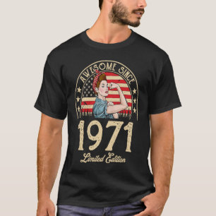 Phantastisch Seit 1971 Vintag 1971 51. Geburtstag T-Shirt