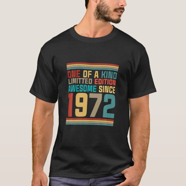 Phantastisch seit 1972 50th Birthday Limited Editi T-Shirt (Vorderseite)